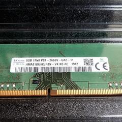 skhynix DDR4 2666V 8GB 　メモリ