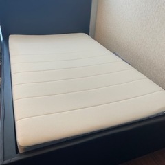 ベッド セミダブル ベッドフレーム　マットレス 収納　IKEA イケア