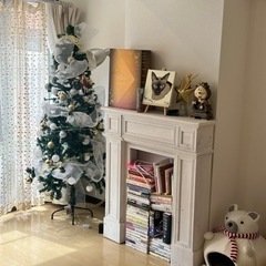 クリスマスツリーとマントルピース