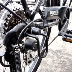 BROOCH 26インチ 自転車 6段変速 ブラック 荷台 カゴ付き ライト付き チャリ ママチャリ 札幌市 中央区 南12条