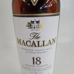 【値下げしました！】J4530 未開栓　ウイスキー　マッカラン18年　シェリーオーク　 43％ 700ml 