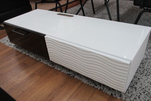 R093 モダンローオード、テレビボード、TVラック、幅105cm Used/美品