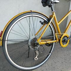 取引決定しました！札幌市内、江別、北広島配達配達無料！中古ブリジストン　マークローザからし色？整備点検済防犯登録料（800円込み）。