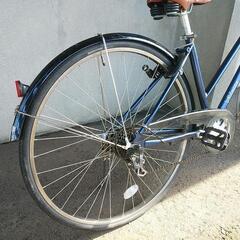 取引決定しました。札幌市内、江別、北広島配達無料！整備点検済。中古ブリジストン　ビィレッタ27インチ　ネイビー。防犯登録料（800円込み）