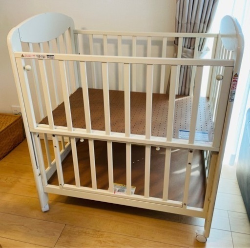 KATOJI（カトージ）ベビーベッド「プチバニラ」 ミニ立ちベッド KATOJI