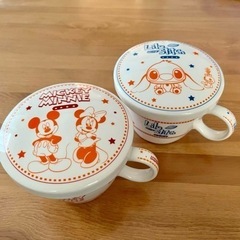 ディズニー 蓋付きマグカップ ミッキー＆ミニー リロ＆スティッチ