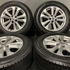 【GOODYEAR ICENAVI SUV 225/65R17】スタッドレス【日産 T32エクストレイル 純正ホイール 17インチ 7J5HPCD114.3+45】19年製 バリ溝 MTF595 クレジットカード QRコード決済可能