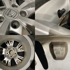 【YOKOHAMA ice GUARD iG50 PLUS 215/60R16】スタッドレス【HONDA ヴェゼル 純正ホイール 16インチ 7J5HPCD114.3+55】バリ溝　(MTH521)クレジットカード QRコード決済可能