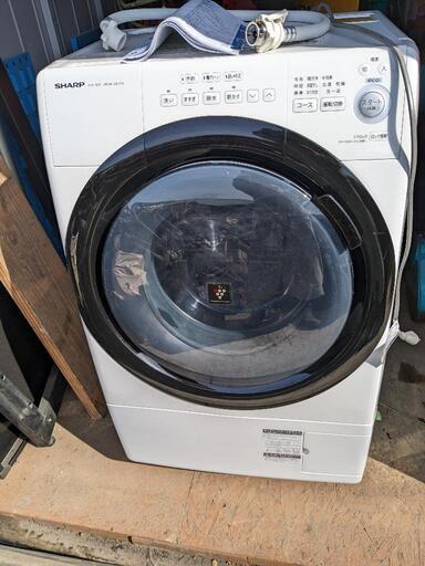 ドラム式洗濯乾燥機 シャープ ES-S7E-WR 2020年製