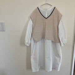 子供服　グローバルワーク　キッズ　ワンピース　