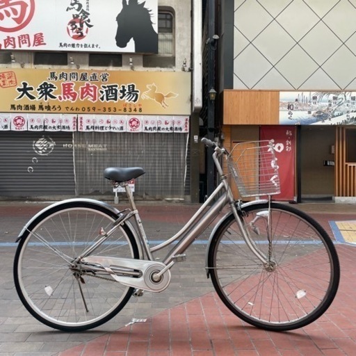 【超お買い得】 サイモト 27インチ オートライト シティーサイクル 点検•整備済み