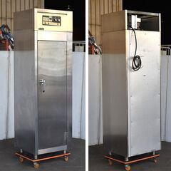 ≪yt1220ジ≫ フジマック 消毒保管庫 FASE5 三相200V 5カゴ用 4段 カゴ2個付属 幅58cm 奥行55cm 動作未確認/現状品 60317-10