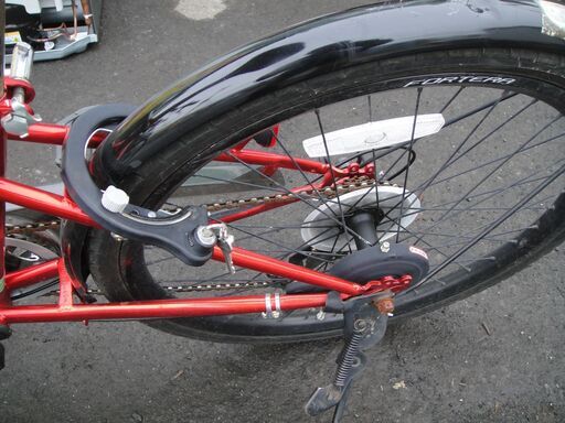 24インチ ジュニアサイクル FORTERA 7段切り替え カゴ付き 子供自転車