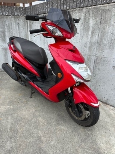 シグナスx 国内仕様 レッド SE44J 美品 125cc
