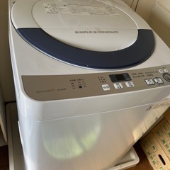 シャープ 洗濯機 5.５キロ