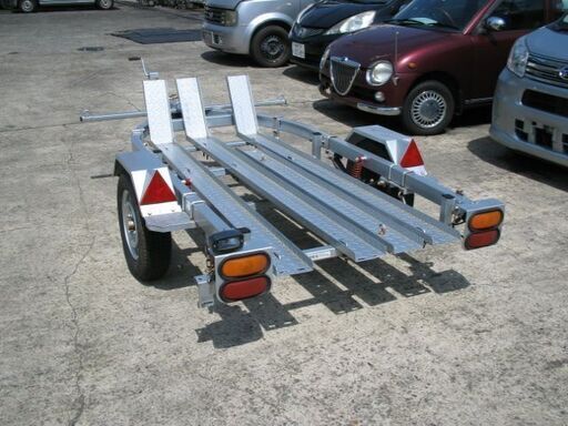 バイクトレーラー 3台積み 積載300kg 書類あり 近郊配送できます バイクトレーラー 3台積み 積載300kg 書類あり 近郊配送できます