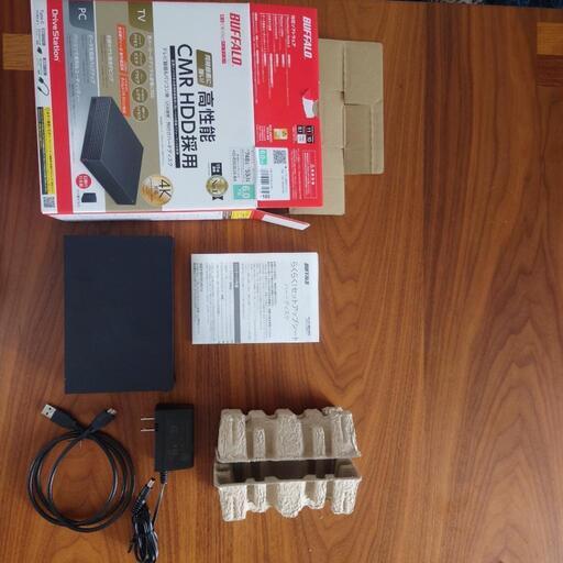 【新古品】バッファロー　外付けHDD 6TB