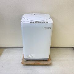 【いいサイズ😋】冷蔵庫AQUA 157L 2018年製 AQR-16H(W)　洗濯機SHARP 6kg 2019年製 ES-G60UC-W UV34722 UK35478