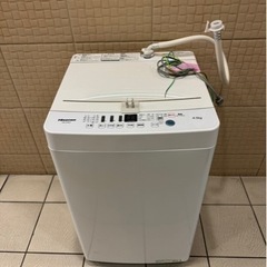 家電　洗濯機　美品　2019年製