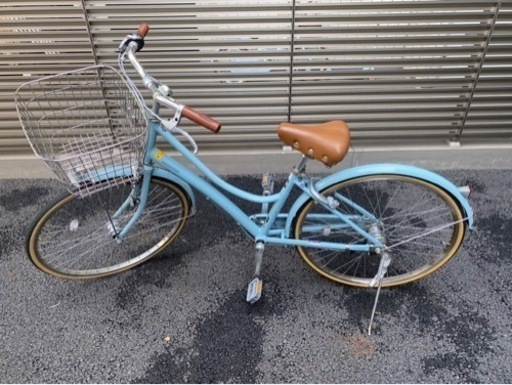 超美品！ブリヂストン　　エブリッジL26 マリノブルー　シティサイクル自転車