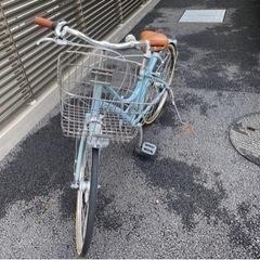 超美品！ブリヂストン　　エブリッジL26 マリノブルー　シティサイクル自転車　　