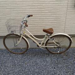 ブリヂストン　エブリッジＬ　２６インチ　アイボリー　３速　オートライト