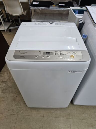 リサイクルショップどりーむ荒田店 No10924　新生活応援！　パナソニック　洗濯機　2019年製　容量5.0㎏　1人暮らしに最適なサイズです♪