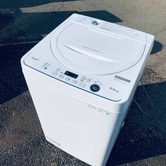 ♦️SHARP 全自動電気洗濯機  【2021年製 】ES-GE5E-W
