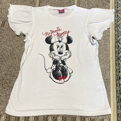 disney ミニーマウス　Tシャツ　サイズ160 白