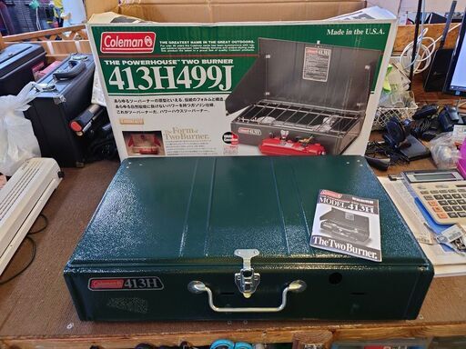 【愛品倶楽部柏店】コールマン(Coleman) パワーハウスツーバーナー 413H499J 03年2月製造