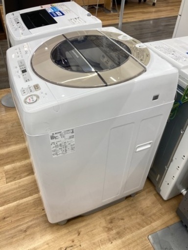 安心の1年動作保証付！取りに来れる方限定！SHARPの縦型洗濯機(5.5kg