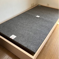 家具 ベッド シングルベッド　木製フレーム　低床