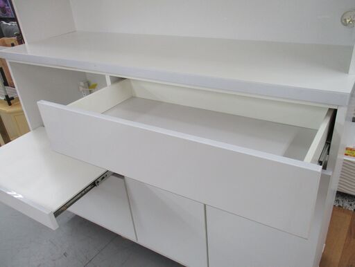 R207 土井インテリア キッチンボード、食器棚、幅140cm Used R207 土井インテリア キッチンボード、食器棚、幅140cm Used
