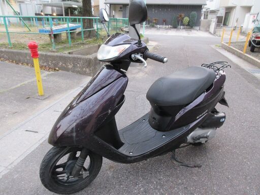 ディオ　AF68　後タイヤ+バッテリ新品！　4スト【完全現状渡し】パープル　ホンダ　インジェクション　FI