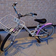 美品　幼児用自転車　補助輪つき