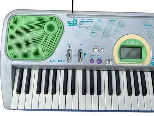 美品・完品 CASIO カシオ 光ナビゲーション付きキーボード LK-515 