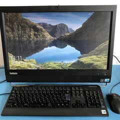 レノボ　一体型PC　快適　２３型　SSD500GB メモリ６GB...