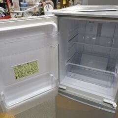 ➁西岡店 冷蔵庫 137L 2020年製 SHARP SJ-D14F-S シルバー 2ドア シャープ つけかえどっちもドア 100Lクラス