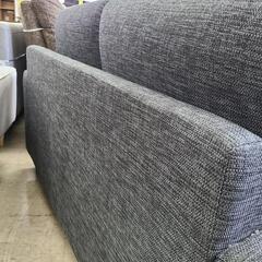J4537 二人掛けソファ グレー クリーニング済 【リユースのサカイ柏店】