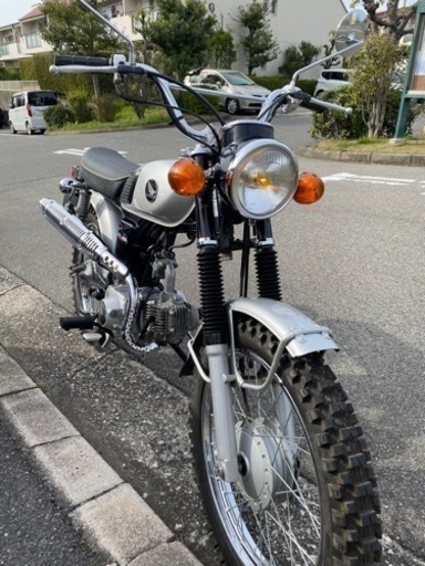 美旧車☆低走行☆benly CL50後期型☆調子良エンジン快調ベンリィ50s黄色no登録