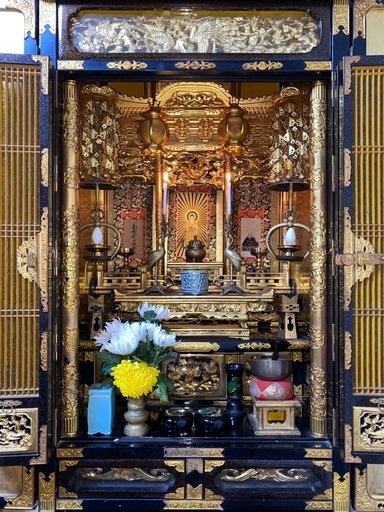 【浄土真宗東西両宗派用お仏壇・仏具・経机セット】