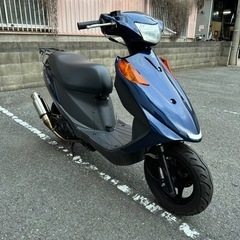 スズキ　アドレス　V125 紺色　キレイです　社外マフラー　大阪