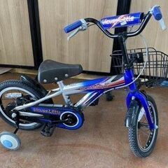 14インチ　子供用自転車　補助輪付き　引き取り：田川郡香春町