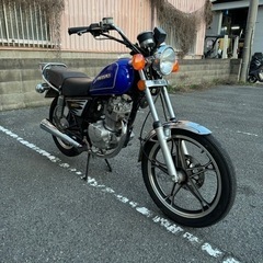 スズキ　GN125 ブルー　実働　大阪