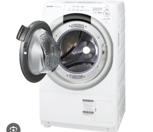 値引きあり★新品未開封！シャープ　プラズマクラスター ドラム式洗濯乾燥機　ES-S7J-WL（クリスタルホワイト・左開き）