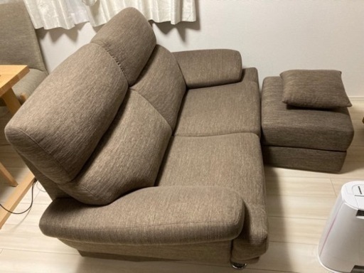 家具 ソファ 2人掛けソファ ニトリ スツール クッション セット 幅155