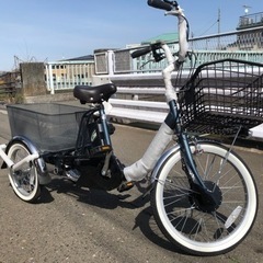 ほぼ未使用！電動三輪自転車♪