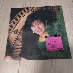 南野陽子 楽園のDoor LPサイズジャケットシングルレコード