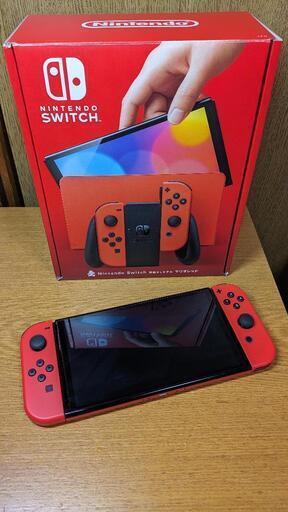 【3/31まで割引・配送※要相談】任天堂switch　有機EL マリオレッド
