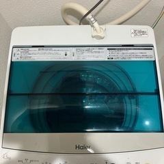 洗濯機　4.5kg 2018年製　　